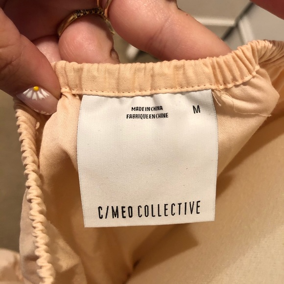 C/MEO COLLECTIVE OFF THE SHOULDER ROMPER - Picture 4 of 5